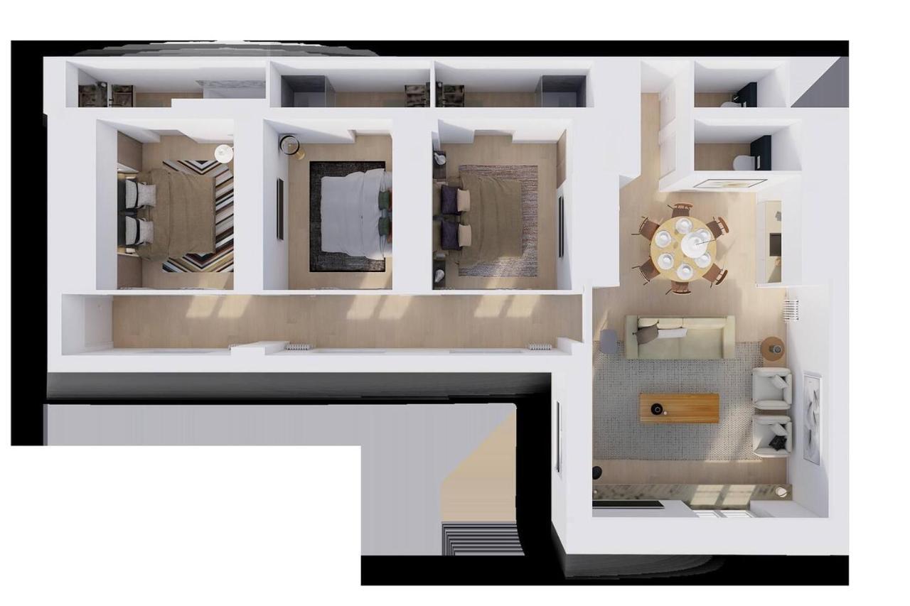 Appartamento Modern 3bdr/3bth - Louvre Museum/tuileries